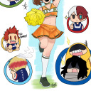 quess-art:thelazyhermits:These are commissions of my BNHA OCs that were drawn by