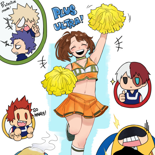 quess-art:thelazyhermits:These are commissions of my BNHA OCs that were drawn by