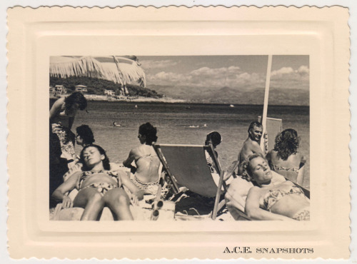 ace-snapshots: The perfect beach snapshot, a painting… (A.C.E. private collection. More scans