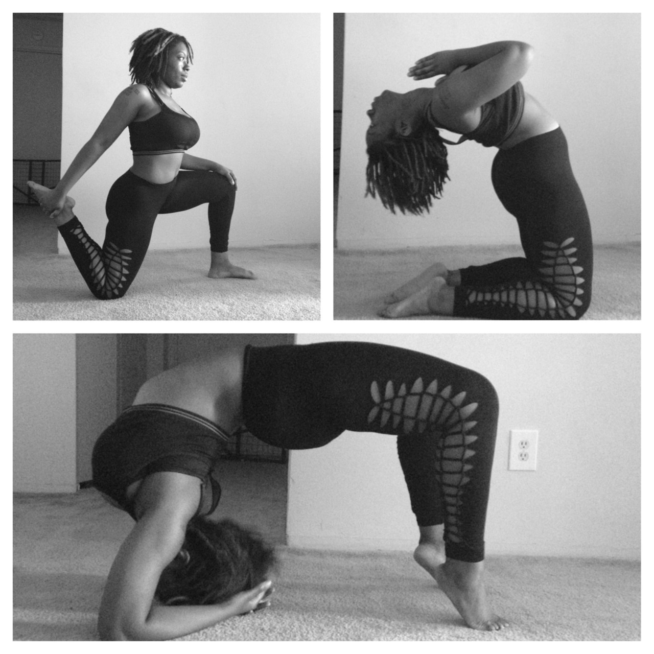 intimatehoneys:  This Fit-Honey is not playing. Best yoga moves ever! 