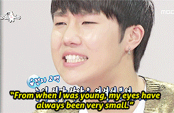  For Sunggyu, eyeliner helps his small eyes adult photos