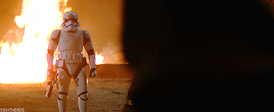 eightheads:  The trooper saw only light reflecting off a mask, and his own fear.[Star