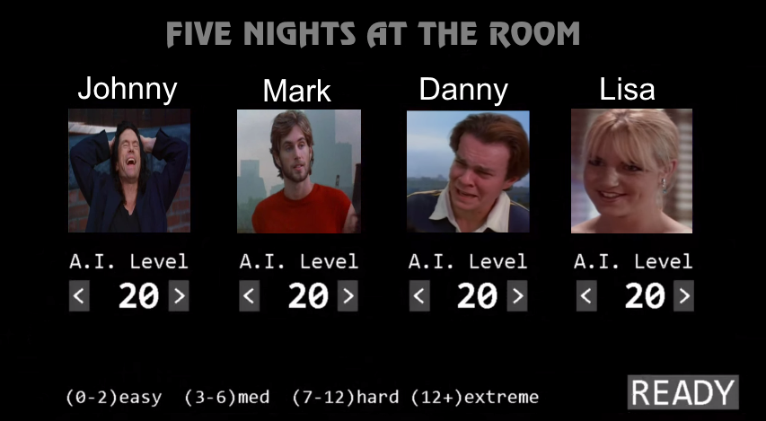 newsmanwaterpaper:  Five Nights At The Room. 