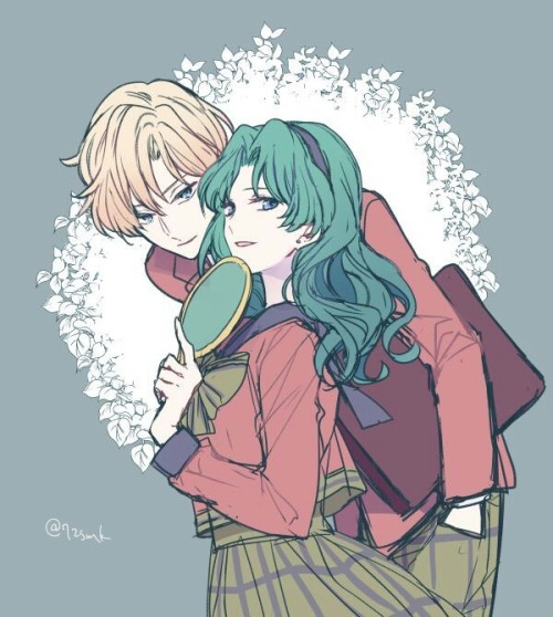imnecessarie:if percabeth were a lesbian couple, i’d imagine them to look like sailor neptune 