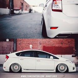 stancenation:  VIP Style #toyota #prius? Visit www.stancenation.com and check out more of this @aimgain_international equipped Toyota Prius. | Photo By: @itsgoco #stancenation