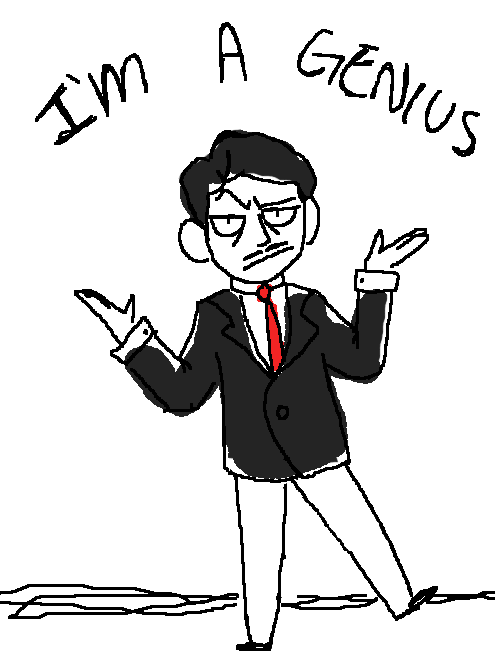 grymnoire:bunkerlad-moved:throwback tuesday to when i drew mr house in mspaint all the time@ahzrukah