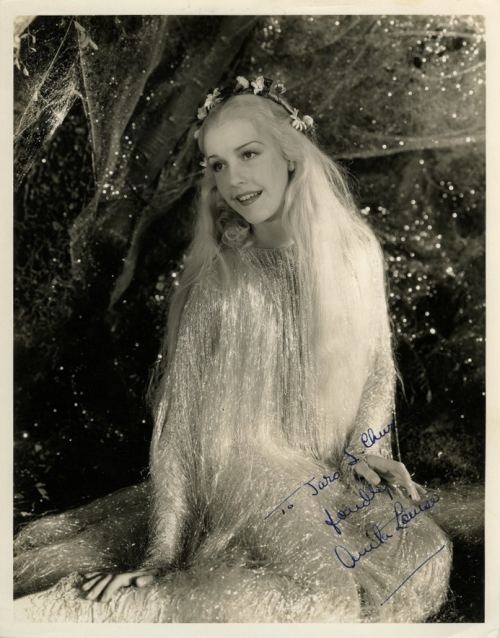 Anita Louise shimmers as Titania in the 1935 Warner Bros. adaptation of Max Reinhardt’s stagin