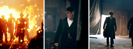 peakyblindersgifs:  Tommy Shelby; walking in every episode