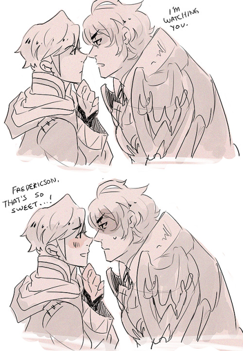 f0ffff:i love how frederick doesn’t trust the shit out of you and you win his love and trust by feed