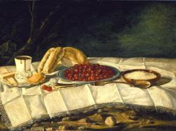 Centuriespast: Still Life With Strawberries And Chocolate Date: Circa 1775-90 Artist: