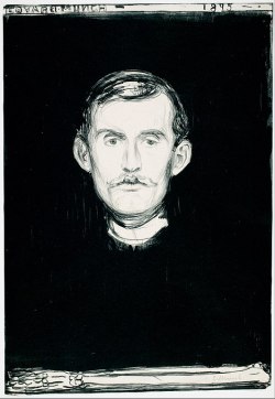 spoutziki-art:  Edvard Munch - Self-Portrait