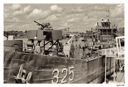 D-Day remembrance: LST 325: Evansville, Indiana where it was built in WWII . built in evansville lan