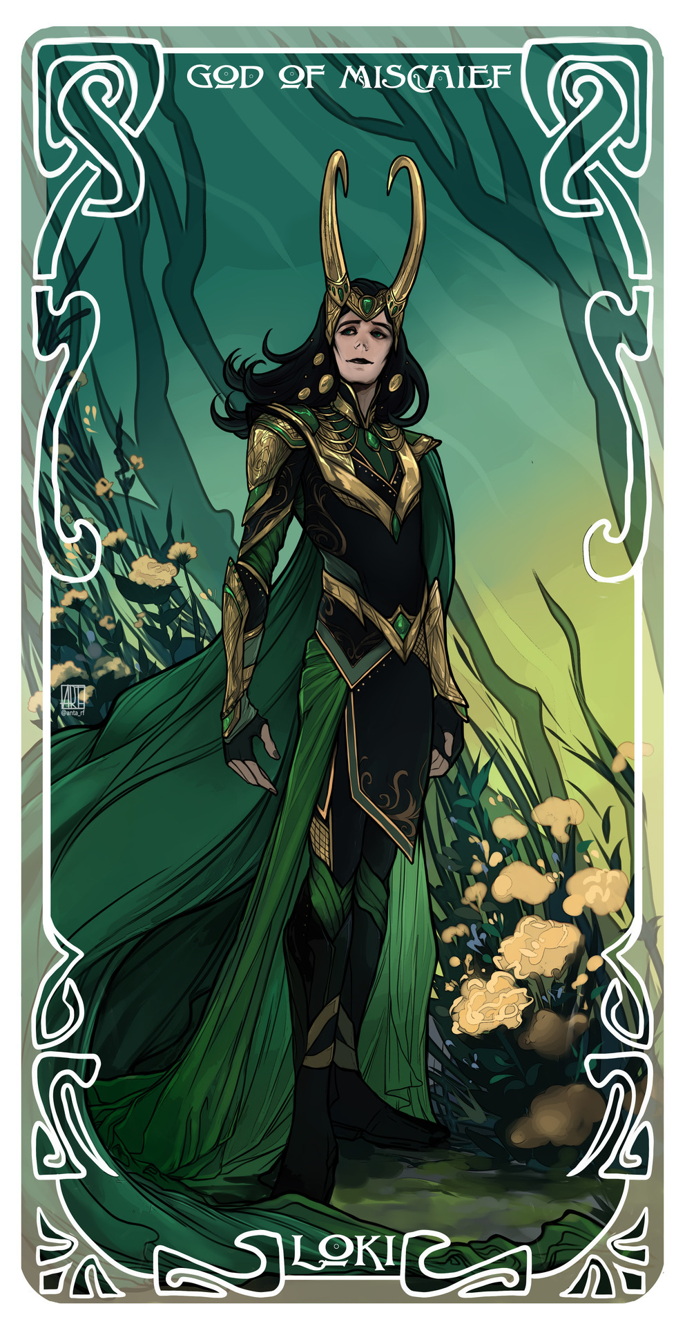 Rule 63: Loki Art Print by Barbora Mad Alice Urbankova