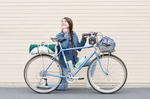 rivbike: Who Rides an A. Homer Hilsen?Liz and her 51cm A. Homer Hilsen, equipped with Billie Bars, M