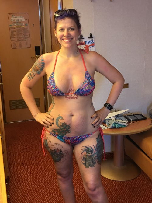 Getting dressed down and cruising on the ship for sex since the cuck can’t fuck.