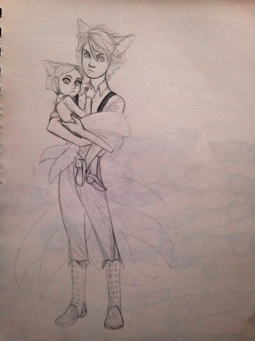 oddpocket: davediddlystrider: Character design :) CAT EARS *FOX EARS :&gt;