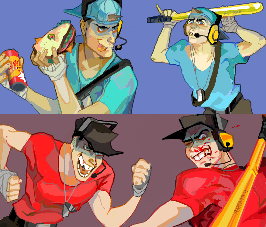 maroonracoon: tf2 is my favorite boyband and scout is one of my favorite members