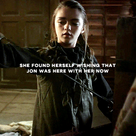 thesistersstark:Canon Arya Appreciation Week → Day 2: One familial relationshipShe wished somehow th