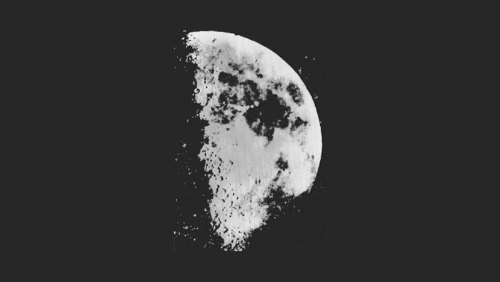 grupaok:  John Adams Whipple, Earliest surviving photograph of the moon, daguerreotype, 1851