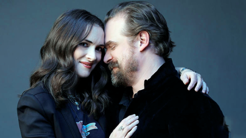 billbenbev:strangerthingscast:Winona Ryder and David Harbour photographed for Los Angeles Times.My J