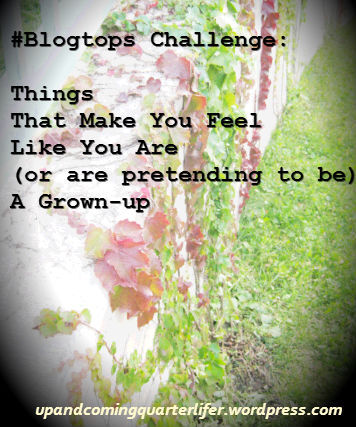 <p><big>#Blogtops Challenge: Things That Make You Feel Like You Are (or are pretending to be) a Grown-up</big></p><blockquote><p>After a(nother) long hiatus, #blogtops are back! This week’s topic? Grown-up!</p>

<p> </p>
<p> <a href="http://upandcomingquarterlifer.wordpress.com/2014/02/11/blogtops-challenge-things-that-make-you-feel-like-you-are-or-are-pretending-to-be-a-grown-up/#more-308">(more…)</a></p></blockquote><p><a href="http://upandcomingquarterlifer.wordpress.com/2014/02/11/blogtops-challenge-things-that-make-you-feel-like-you-are-or-are-pretending-to-be-a-grown-up/">View Post</a></p>