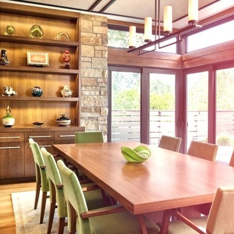 Denver Contemporary Dining RoomPhoto Of A Spacious, Contemporary Dining Room With A Light Wood Floor,