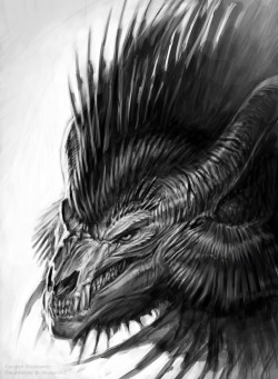 dailydragons:  Dragon Portrait - 02 by Carolyn