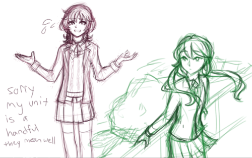 more ocs – takuya on left, hes trying thoughright side is potential producer too but iunno yet