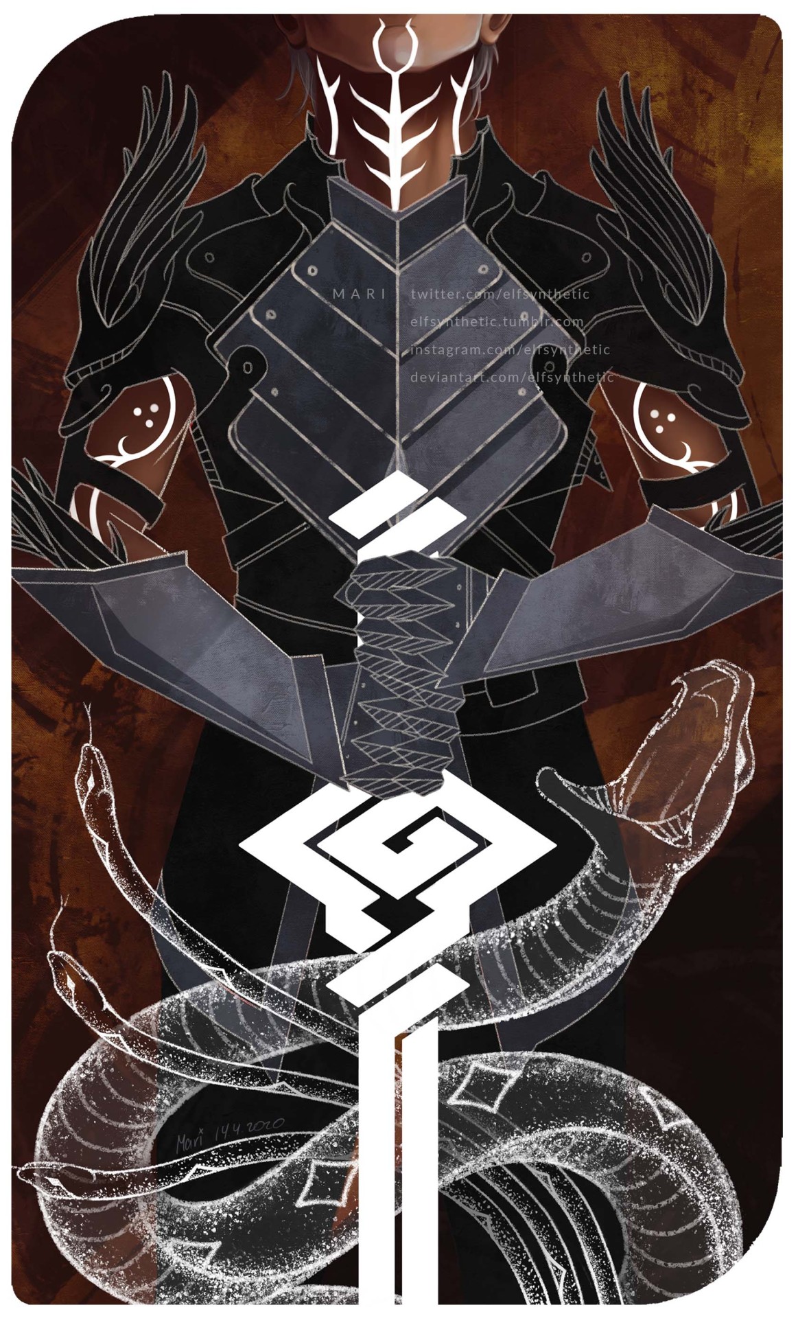 Dragon Age tarot card | Tumblr