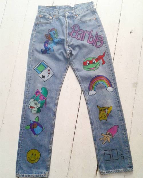 90&rsquo;s jeans from Bowsdontcry clothing on sale at @noirkennedyofficiel ♥ #bowsdontcry #clothing 