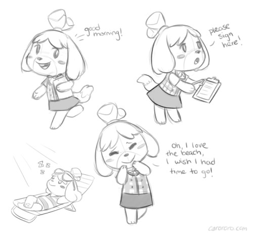 itscarororo:  isabelle isabelle isabelle 