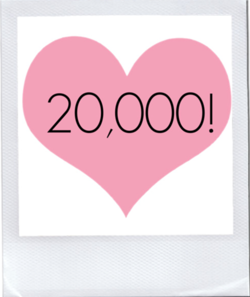 I’ve hit 20,000 followers on this account!Thank you all so much for following me &lt;3 Zoe