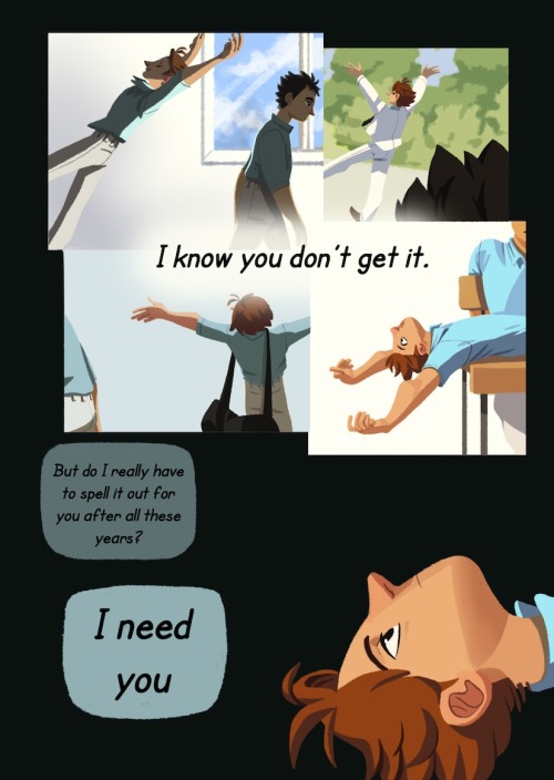 queenoftheantz:“Trust fall”Here it is! My small but oh so time consuming Iwaoi comic! As you may not