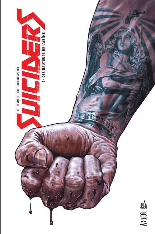 SUICIDERS Tome 1 cover via Urban ComicsMore Tattoo here.