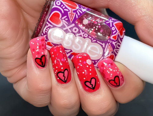 HAPPY GALENTINE’S DAY! ~I’m back with my annual dramatic ass anti Valentine’s Day nail art. Unlike t