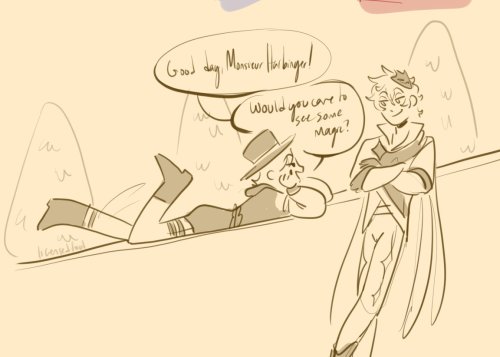 The Fact That Lyney Actually Gets Stage Fright Is So Cute All That Bravado Is Just A Facade....meanwhile