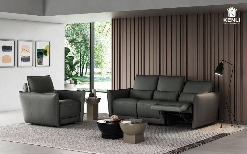 Nội Thất Cao Cấp - Kenli — Sofa Da Cao Cấp Kenli