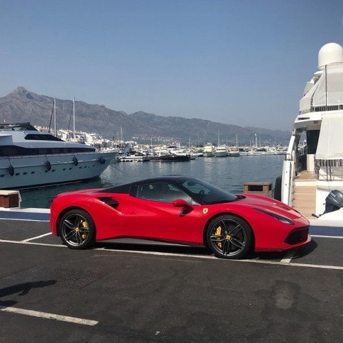 puertobanus-marbella:  And this is what its all about!!! 😜😜😜😜😜 . . . #ferrari #ferrari458 #marbella #puertobanus #love #life #motivation #luxurylife #luxuryhomes #luxurylifestyle #luxury #spain #supercar  (at Puerto Banus Harbour)