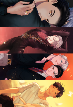 minatu:Sorry for the long post! Just wanna make a compilation of my Victuuri full color illust to make a rainbow palette thingy :)