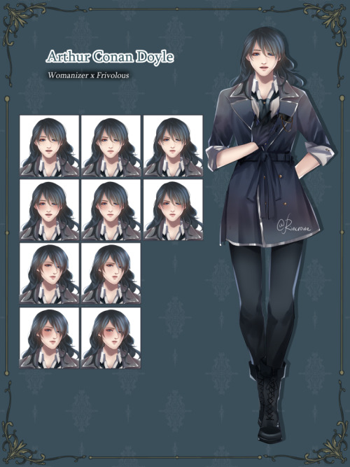 rincrowe:Genderbend version of the characters from an otome game called “Ikemen Vampire: Temptation 