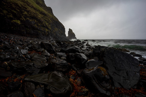 contentsmaydiffer:rugged day at talisker bay, isle of skye