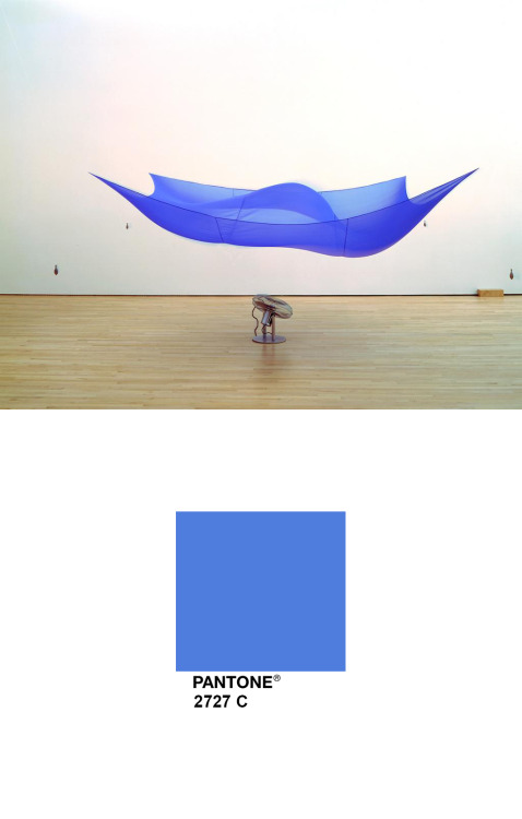 Blue Sail _ Hans Haacke _ 1964-1965PANTONE 2727C