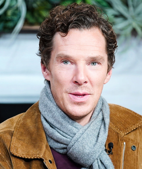 Benedict Cumberbatch visits BuzzFeed’s “AM To DM” on October 22, 2019 in New York 