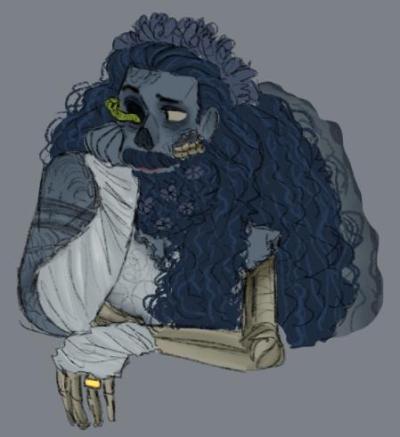 clairebearsparkles:Corpse… Beard? This thought came from a Corpse Bride rewatch and remembering Ed can play the piano