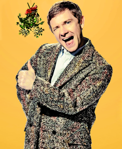 sherlockens:  Martin Freeman’s Bumper Photos for Saturday Night Live (x)