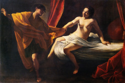 climacus:Giovanni Lanfranco (Terenzo, Parma, 1582 - Roma 1647); Giuseppe e la moglie di Putifarre (Joseph and Potiphar’s wife), 1615 (?); oil on canvas, 101 x 157 cm; Galleria Borghese, Roma