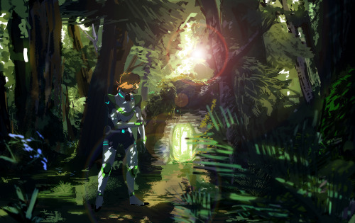 dreamteden: Pidge in a forest/jungle is my aesthetic 