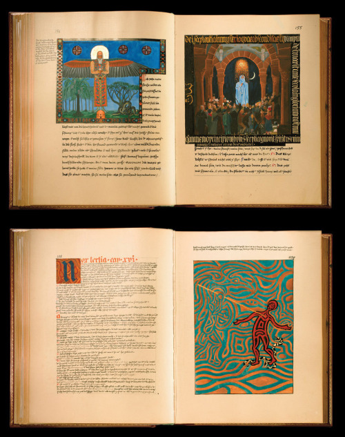 Carl Jung and his private notebook Liber Novus, 1914-1930. Switzerland. Read more: New York Times