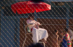 strangerstuffandthingsimagines:iangallagherz:literally nothing in stranger things will ever be funnier to me than billy sitting poolside in his lifeguard snuggie and his trucker hat w a cup of ice from 711mans has had it with everything. he’s done.