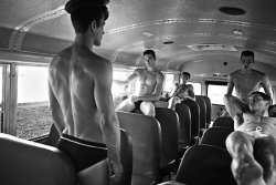 lesguys:  “Falcon camp” ph by Leonardo Corredor for Risbel MagazineChristian Santamaria, Twan Kuijer, Ahmad Chabayta, Carson Hiner and Eric Weiss